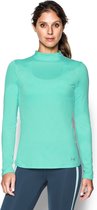 Under Armour - ColdGear Armour Mock - Dames Training Shirt - XL - Groen