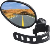 Fietsspiegel - Spiegel - Fiets – Ovaal – Zwart - Ø 8cm