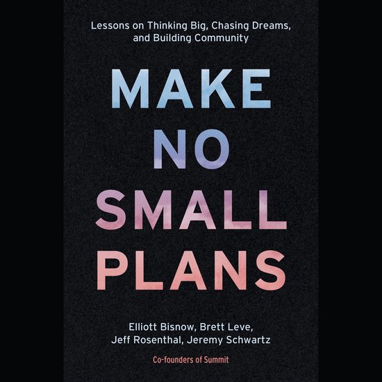 Make No Small Plans - cover