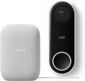 Google Nest Hello videodeurbel + Google Nest Audio Chalk