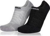Lowa Everyday No-Show Merino wol 2-pack - Zwart - 39-41 - Enkellaags sokken, footies of sneakersok, 2 paar