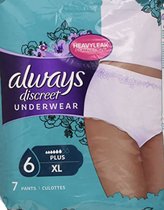 always discreet underweat 6 plus XL