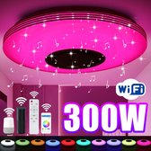 LED Plafondverlichting - 300W - 39cm - WiFi - Modern - RGB - Dimbaar - Thuis Woonkamer Verlichting - Remote APP Control - Bluetooth Muziek Plafondlamp