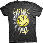 Blink182 - Big Smile Heren T-shirt - M - Zwart