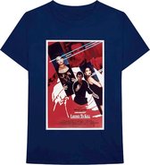 James Bond Heren Tshirt -2XL- Licence To Kill Poster Blauw