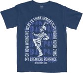 My Chemical Romance Heren Tshirt -XL- Immortality Arch Blauw