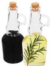 Alpina Olie & Azijn Fles - 250 ml - Glas - 2 delig