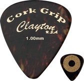 Clayton Cork grip plectrums 1.00 mm 6 pack