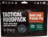 Tactical Foodpack Beef and Potato Pot (100g) - Komijn goulash aardappel en rundvlees - 515kcal - buitensportvoeding - vriesdroogmaaltijd - survival eten - prepper - 8 jaar houdbaar