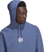adidas Originals 3D Trefoil Hood Sweatshirt Mannen Blauwe Xl