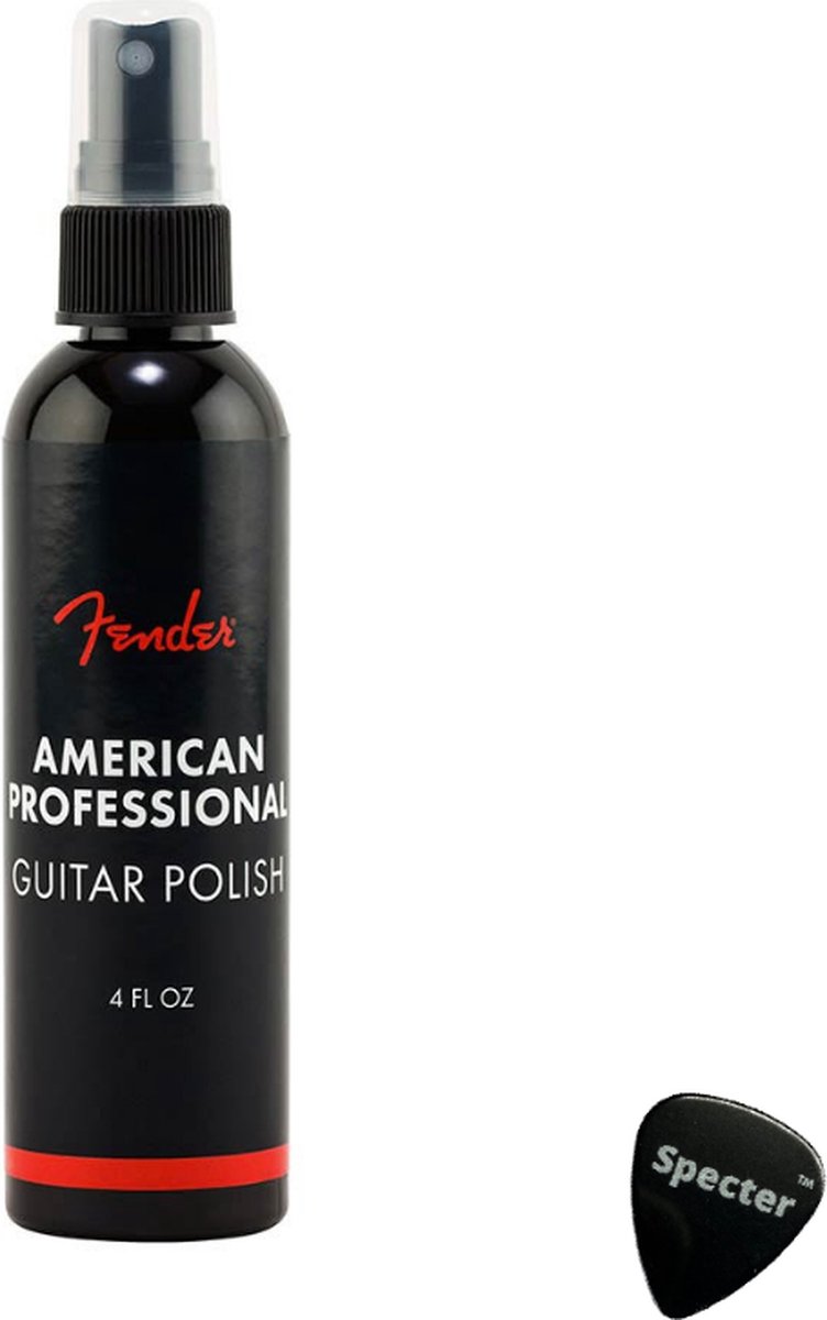 Fender Professionele Gitaar Polish met Specter Plectrum