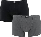 CECEBA Spirit 2-pack heren boxer - zwart gestreept - Maat 2XL