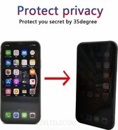 Apple iPhone 13 / 13 Pro Privacy Gehard Glas Tempered Glass Screen Protector Cover met Cleaning Set