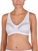 Naturana beugelloze BH wit maat 85D