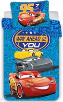 KD® - Disney Cars 3 Baby Dekbedovertrek Way Ahead of You - 100 x 135 cm - Katoen