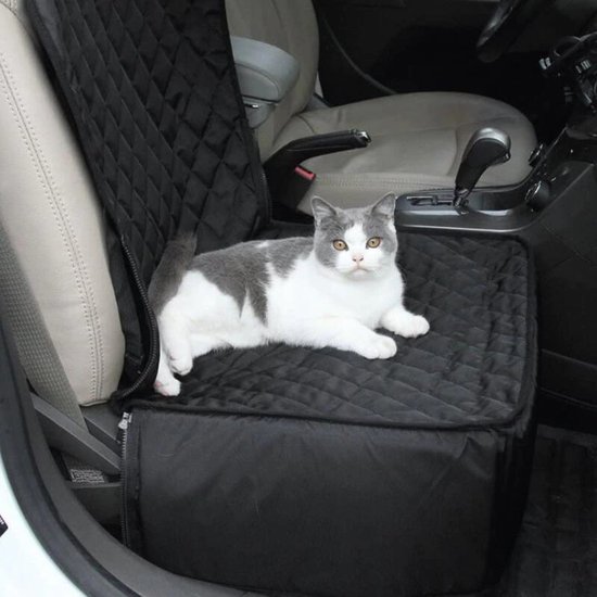 van Dam Exclusive® Siège d'auto pour chien - Siège d'auto pour chien - Voiture de lit pour chien - Siège d'auto pliable pour chien - Haute qualité - Chenil de voyage - Banc de voyage - 50 cm x 48 cm