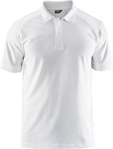 POLO PIKE 3324-1050-1098 WIT/DONKERGRIJS MT. XL