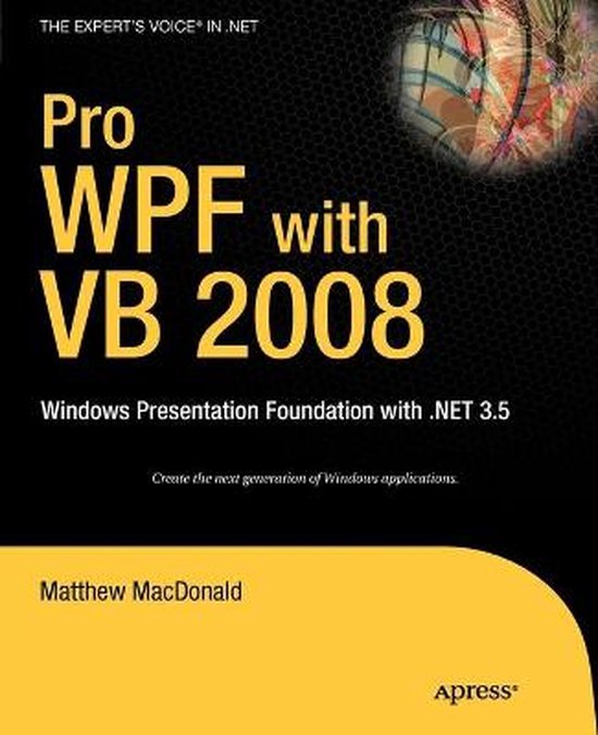 Pro Wpf With Vb 2008 - cover