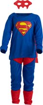 Superman kostuum maat S 95-110cm Carnaval Verkleedkostuum Verkleedpak Halloween