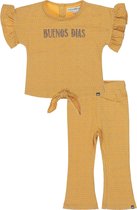 Koko Noko - Kledingset (2delig) - Broek en shirt Mosterdgeel - Maat 104