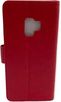 Samsung Galaxy S9 Plus Rood Hoesje Book Case Hoes Cover Portemonnee