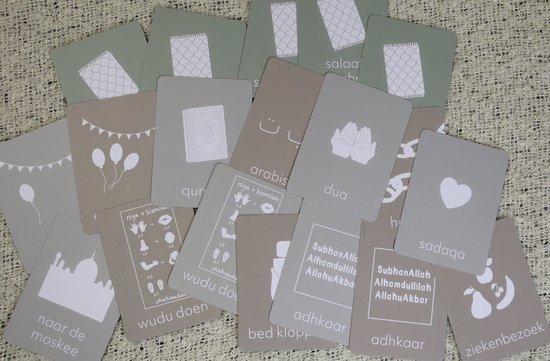 Thumbnail van een extra afbeelding van het spel Arabische/islamitische kaartenset | kleuter | onderwijs | dagritmekaarten