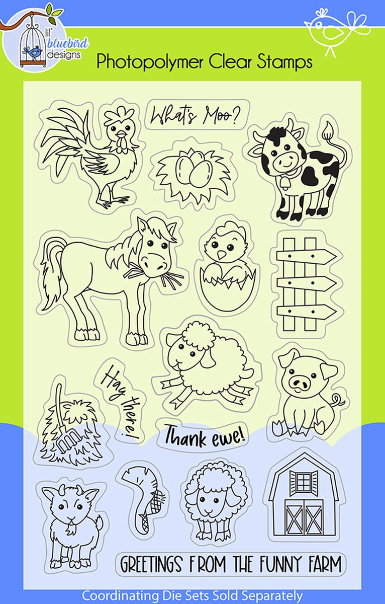Country Farm Stamp Set (LBD-S004) (DISCONTINUED)