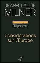 Overwegingen over Europa (Franse editie) Paperback