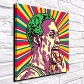 Pop Art Dennis Rodman Poster - 90 x 90 cm Fotopapier Mat 180 gr - Popart Wanddecoratie