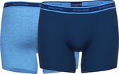 TOM TAILOR Kentucky - 2-Pack Heren Long Pants  - Blauw/blauw gemeleerd - Maat L