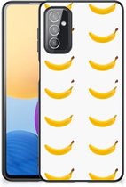 Telefoonhoesje met Naam Geschikt voor Samsung Galaxy M52 Silicone Back Cover met Zwarte rand Banana