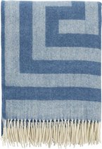 KLIPPAN - PREMIUM - MEMPHIS - SKY BLUE - WOLLEN PLAID - 130x200