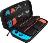 Kasey - Geschikt voor Nintendo Switch Case & Switch OLED Case & Nintendo Switch Hoes - Switch Hoes - Beschermhoes - Hard Cover - Zwart
