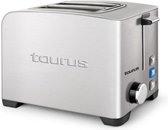 Taurus Broodrooster - MyToast II Legend - Roestvrij staal - Ontdooifunctie - 2 Boterhammen - Brood - Kruimellade - 850W - Zilver