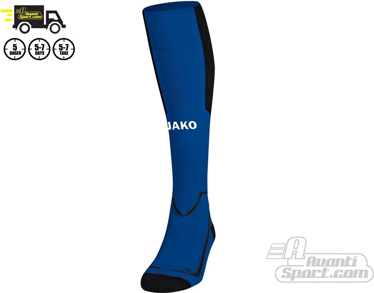 1200x941.jpg Jako - Lazio - Functionele Kous - 43 - 46 - Blauw/Zwart - Afbeelding 1