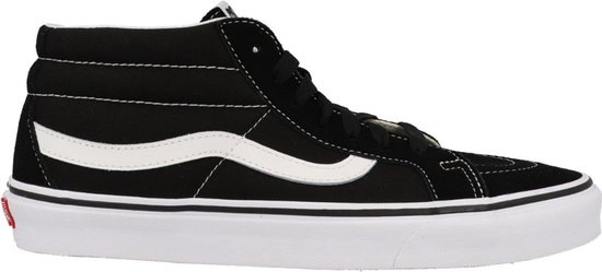 Vans Sk8 Mid Reissue Sneakers - Black/True White - Maat 39
