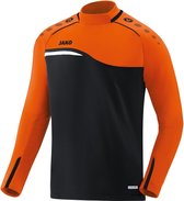 Jako - Sweater Competition 2.0 - Sweater Competition 2.0 - L - zwart/fluooranje