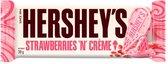Hershey's Strawberries 'n' Crème - chocolade - met stukjes aardbei - 6x 39g