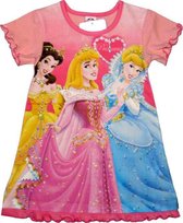 Disney Princess Meisjes Nachthemd - Roze- Prinsessen Belle Doornroosje Assepoester - Maat 92