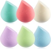 Beauty Blender - Make-up Sponsjes Set - Foundation Spons - 6 Stuks - Droge & Natte Make-up - Blush - Contouring