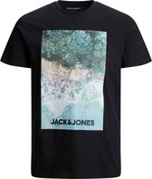Jack & Jones T-shirt Billboard Black (Maat: 6XL)