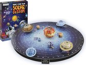Grafix 3D puzzel voor kinderen | Maak je eigen zonnestelsel | 146 puzzelstukjes | Planeten speelgoed |  3D puzzel voor kinderen vanaf 8 jaar