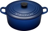 Le Creuset. Ronde braadpan / stoofpan Signature Cobalt. 22cm