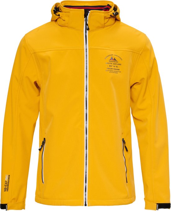 Nordberg Trond - Softshell Outdoor Zomerjas Heren - Geel - Maat M