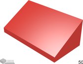 LEGO Dakpan 1x2, 85984 Rood 50 stuks