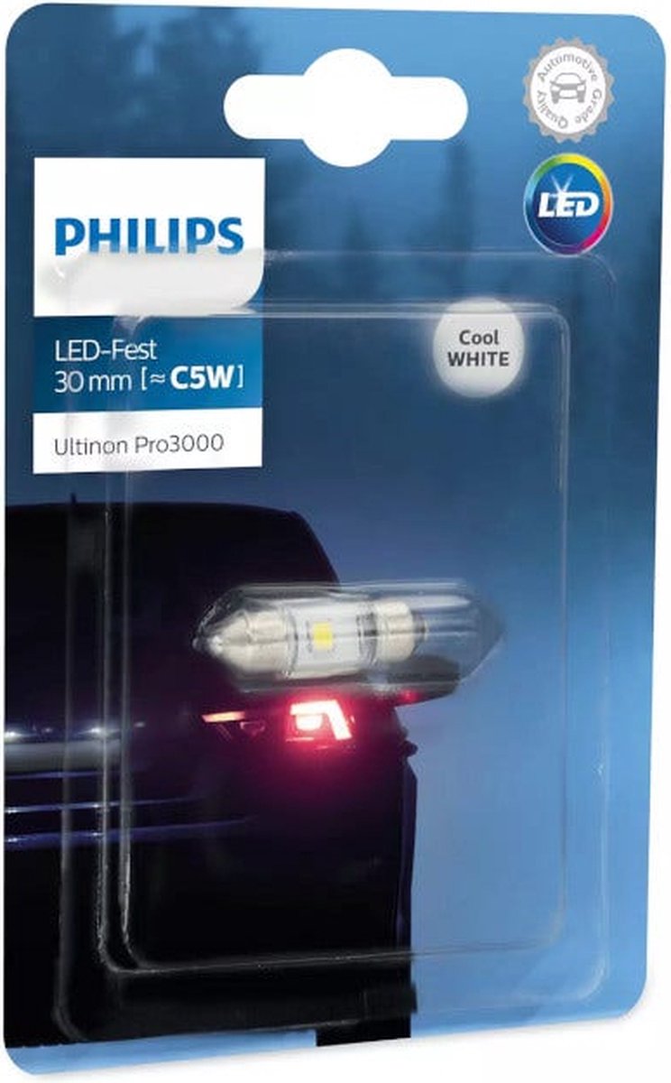 Philips Ultinon Pro3000 C5W 30mm 11860U30CWB1