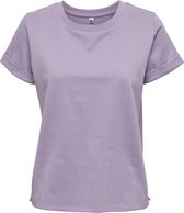 JDY JDYIVY S/S SWEAT TOP JRS Dames T-shirt - Maat S