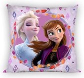 Disney Frozen (2 Zijden) Sierkussens - Kussen - 40 x 40 inclusief vulling - Kussen van Polyester - KledingDroom®