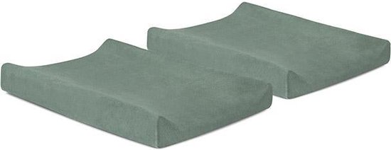 Jollein Aankleedkussenhoes Badstof 50x70cm - Storm Grey - 2 Stuks — afbeelding 5