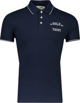 In Gold We Trust Polo Blauw voor heren - Lente/Zomer Collectie
